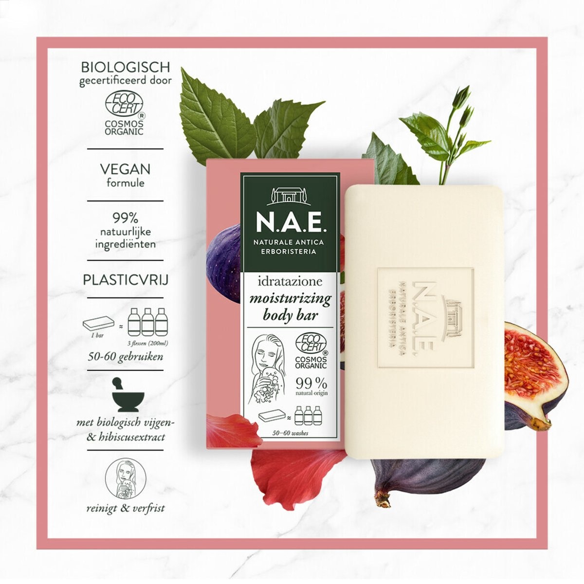 NAE Body Bar Moisturizing 100 gr - Verpackung beschädigt