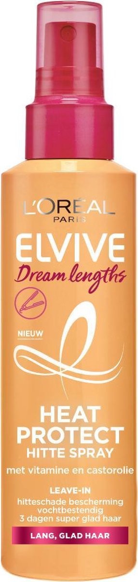 L'Oréal Elvive Dream Lengths Heat Spray 150 ml - Cap is missing