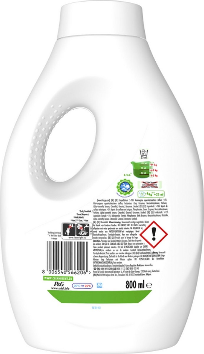 4x ARIEL Lessive Liquide - Active Odor Control - 1,3 litre / 26