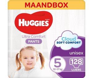 Huggies Ultra Comfort for Boys 5 Baby Diapers 12-22kg 56pcs ❤️ home  delivery from the store