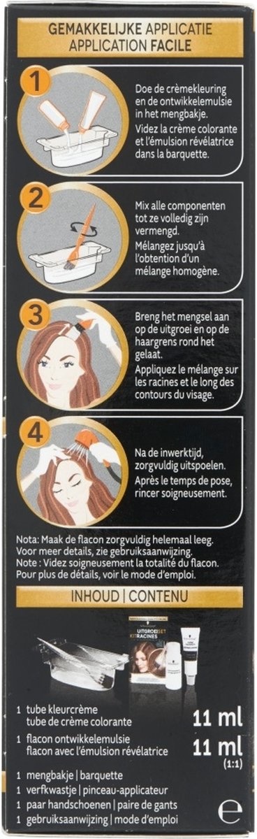 Schwarzkopf Kit Racines R1 Brun Clair à Moyen