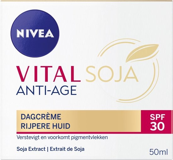 NIVEA VITAL Soja Anti-Age Beschermende Dagcrème SPF30 - 50 ml - Verpakking ontbreekt