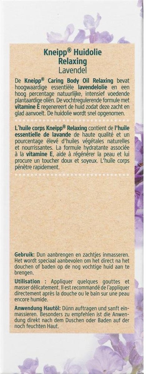 Kneipp Relaxant - Huile de Peau 100ml