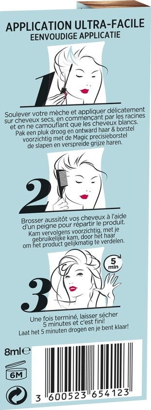 L'Oréal Paris Magic Retouch Precision Mascara - Donkerbruin - Verpakking beschadigd