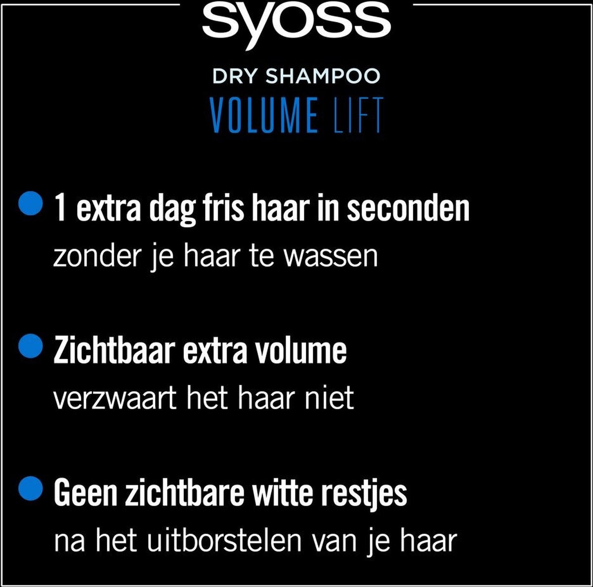 Syoss Dry Shampoo Volume Lift - 200 ml
