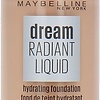 Maybelline Dream Radiant Liquid - 024 Golden Beige - Fond de teint adapté aux peaux sèches avec acide hyaluronique - 30 ml