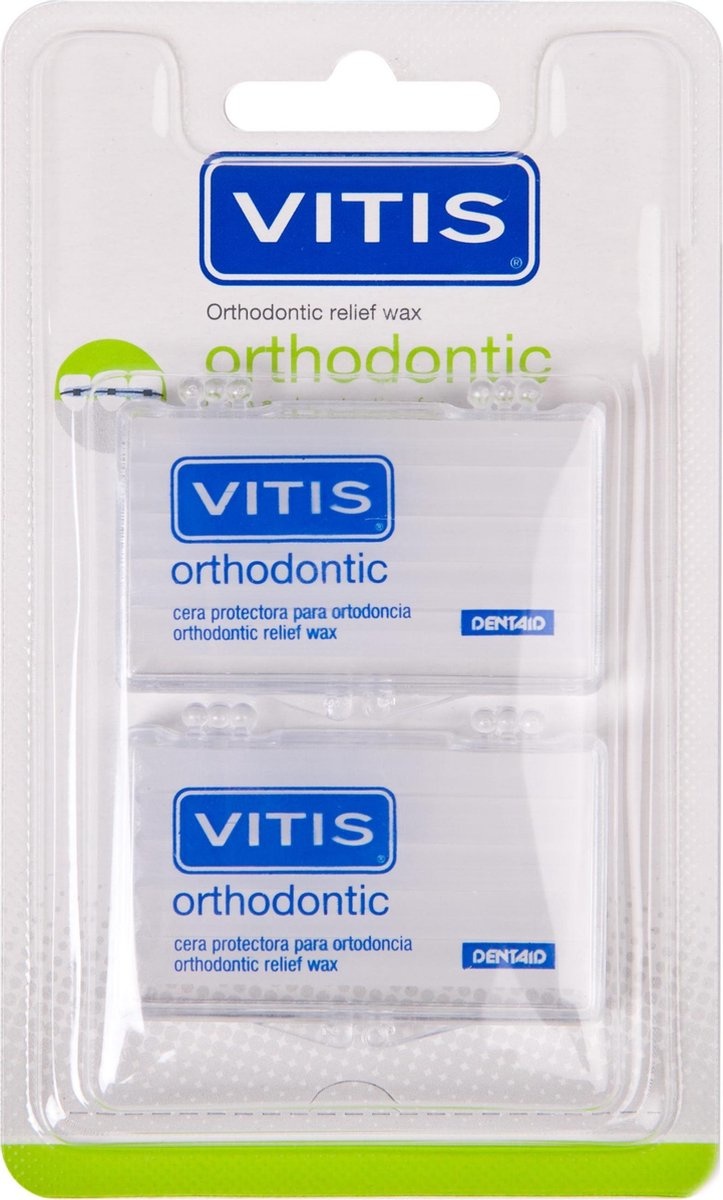 Vitis Orthodontic Wax 2 stuks Verpakking beschadigd