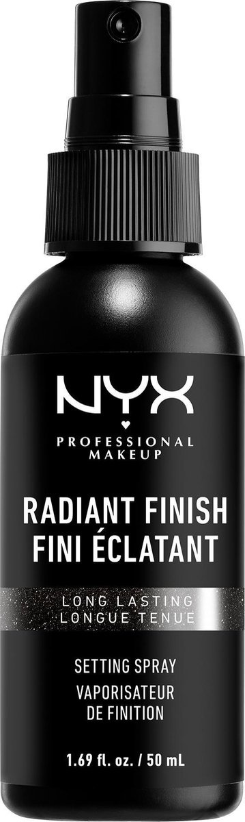 NYX Professional Makeup Radiant Finish Setting Spray - MSS03 - 50 ml - Dopje ontbreekt