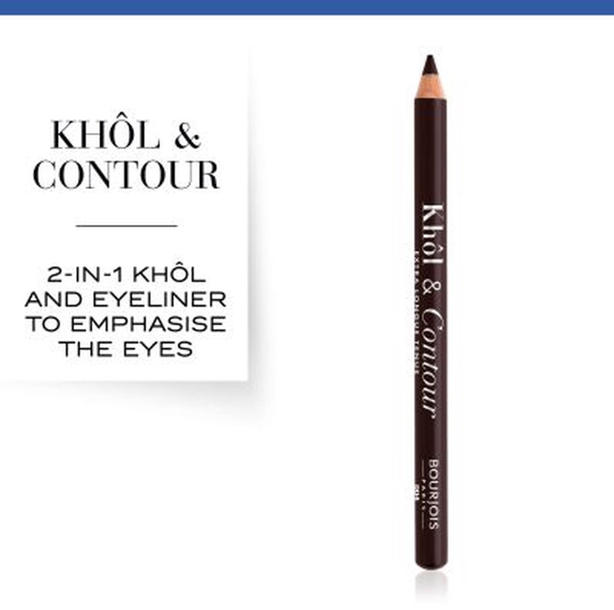 Bourjois Khol & Contour Crayon Yeux Extra Longue Tenue - 004 Brun-Dependante