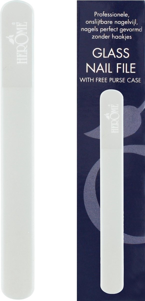 Herôme Glass Nail File Travelsize - Packaging damaged