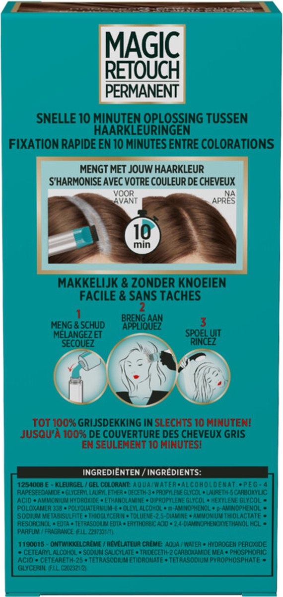 L’Oréal Paris Magic Retouch Permanent 6 - Donkerblond - Permanente Haarkleuring