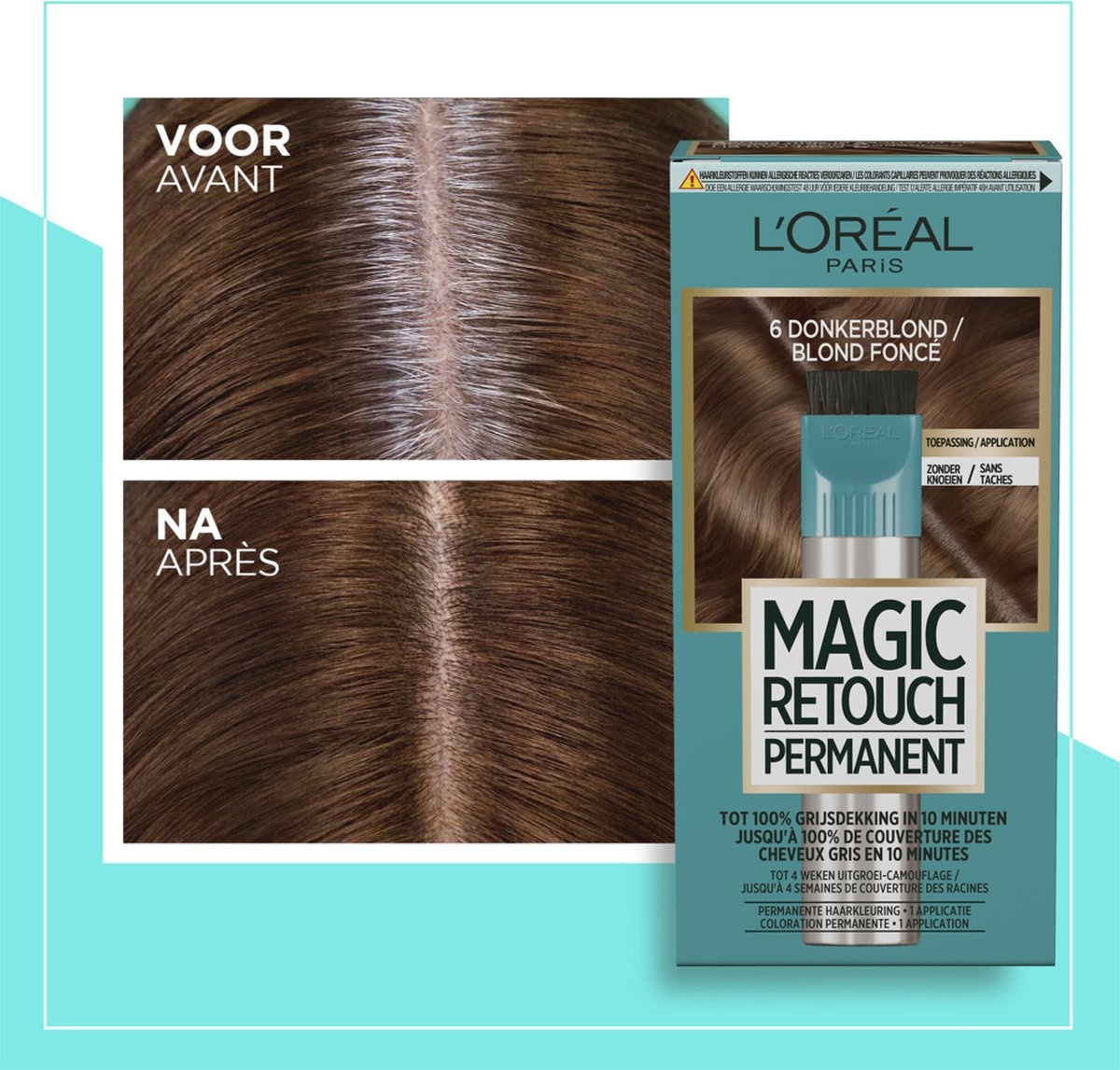 L'Oréal Paris Magic Retouch Permanent 6 - Dunkelblond - Permanente Haarfarbe