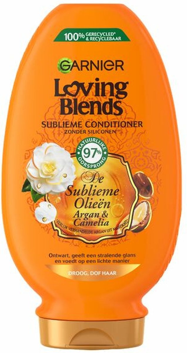 Garnier Loving Blends Après-shampooing à l'huile d'argan et de camélia - 250 ml