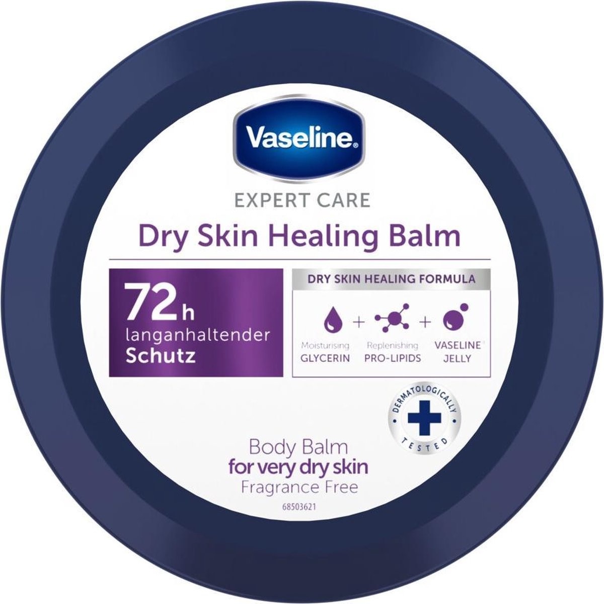 Vaseline Body Balm Expert Care Healing Dry Skin - 250 ml - Verpackung beschädigt