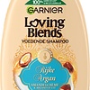 Garnier Loving Blends Shampoing nourrissant riche à l'argan - Cheveux très secs et indisciplinés - 300 ml