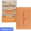 HappySoaps Body Wash Bar - Argan Oil & Rosemary - Spicy and Intense Fragrance - 100% Plastic Free, Vegan & Animal Friendly - 100gr