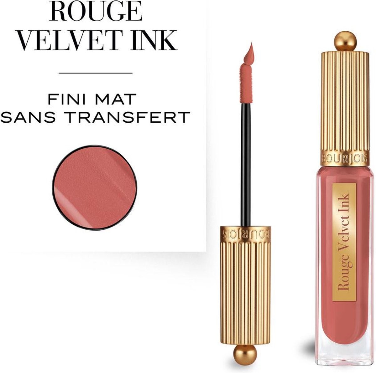 Bourjois Rouge Velvet Ink Lipstick - 06 Rose en Merveilles