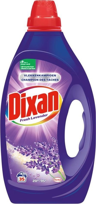 Dixan Vloeibaar Wasmiddel Gel Fresh Lavender 1,75 liter