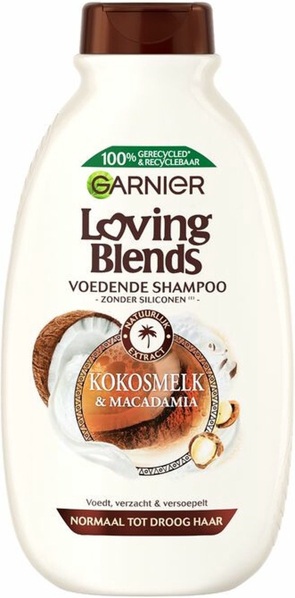 Garnier Loving Blends Shampoo mit Kokosmilch und Macadamia - 300 ml