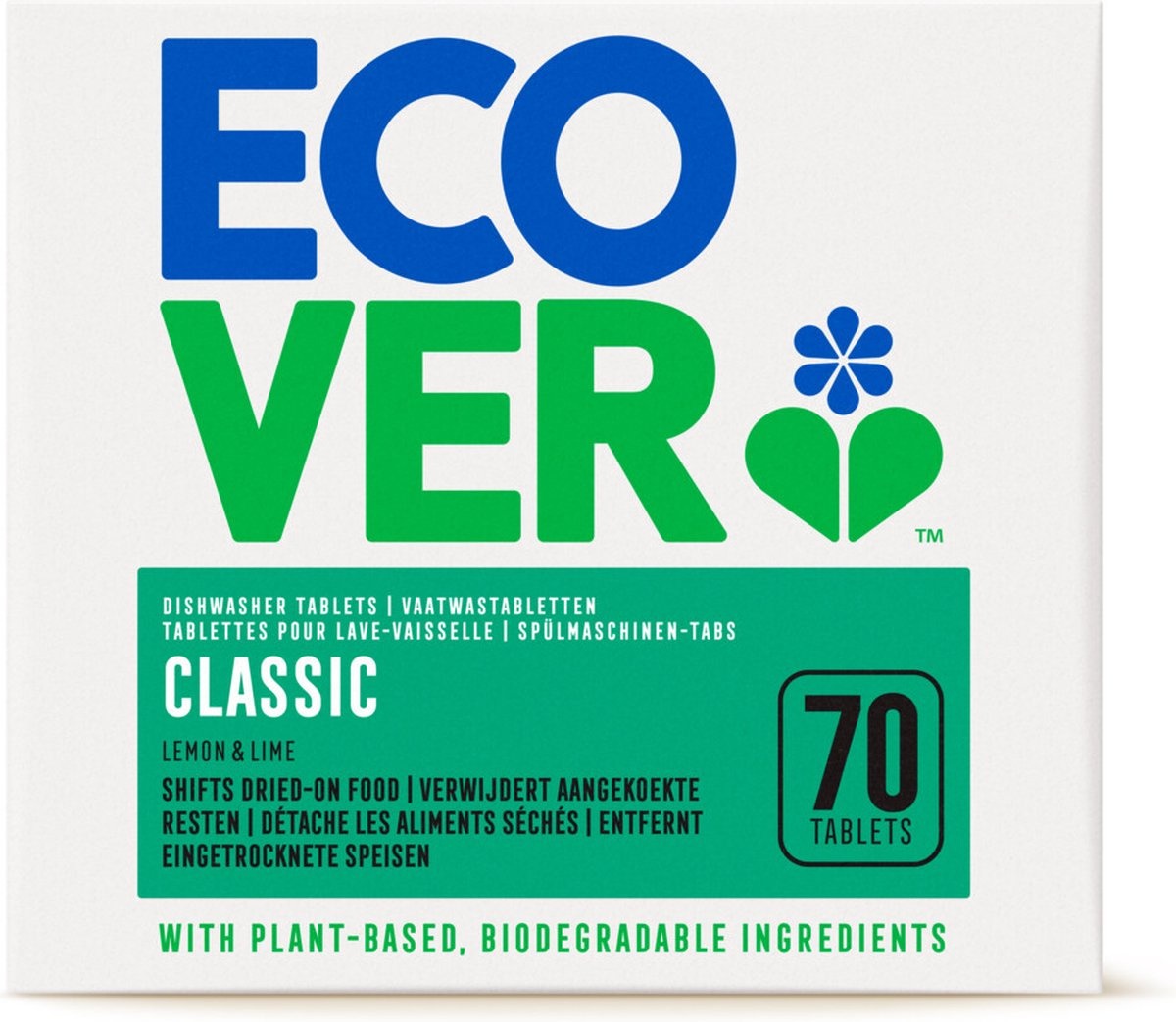 Ecover - Dishwasher Tablets Classic - 70 Tabs