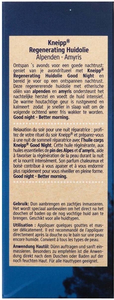 Kneipp Good Night - Huile de Peau 100ml