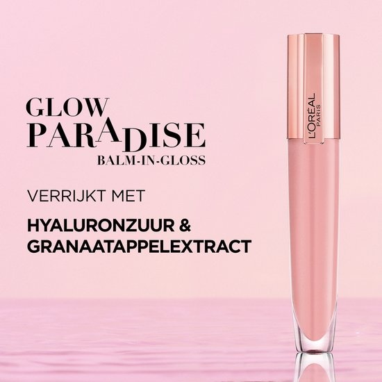 L'Oréal Paris Glow Paradise Balm in Gloss - 402 I Soar - Transparant Roze