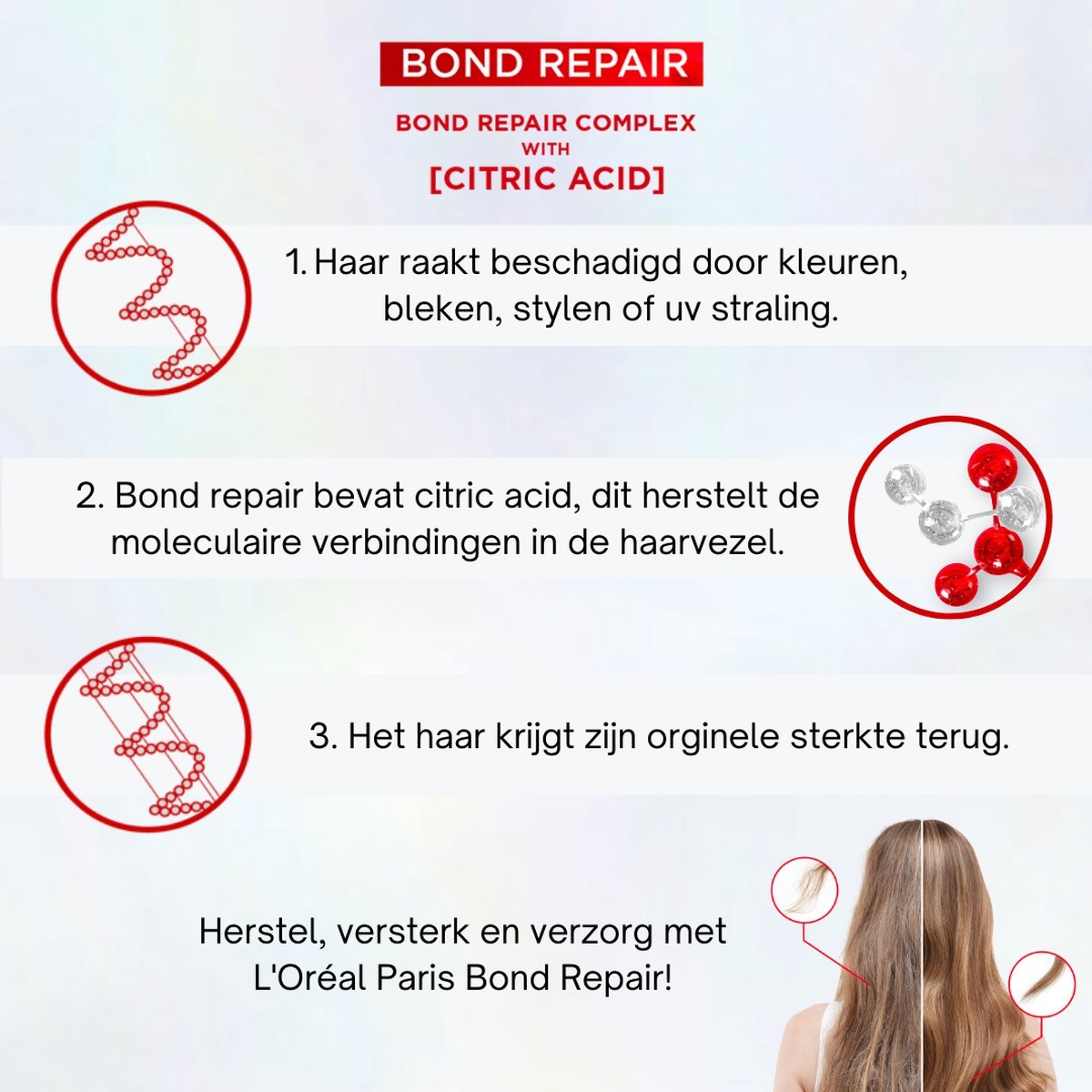 L'Oréal Paris Elvive Bond Repair Après-shampooing - 150 ml