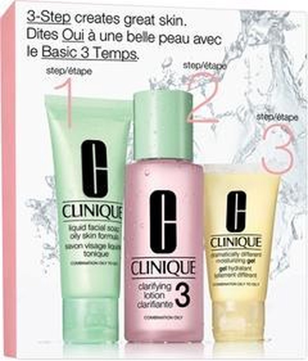 Clinique 3-Step Introduction Kit Skin Type 3 - Skin Care Gift Set