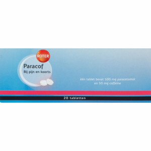 Roter Paracof 20 Tabletten