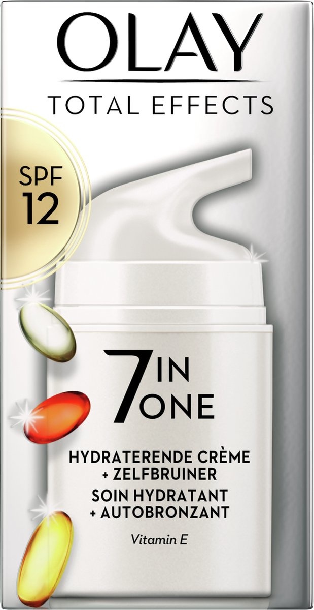 Olay Total Effects Crème de jour hydratante et autobronzante 7 en 1 - SPF12 - 50 ml
