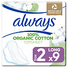 Always Sanitary Towels Organic Cotton Protection Ultra Long with Wings - 9 pcs.