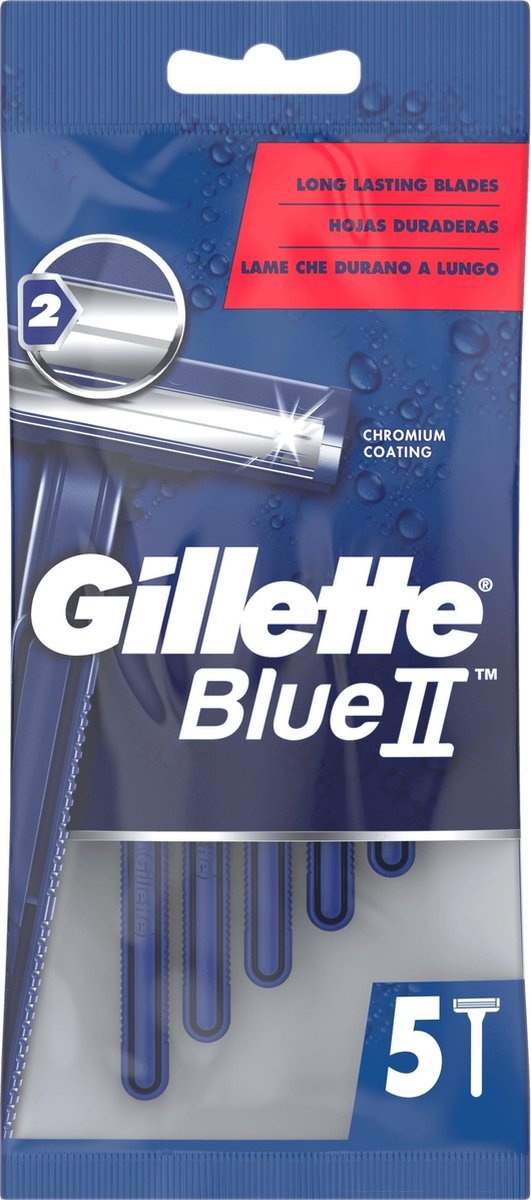 Gillette Blue ll Lames de rasoir jetables 5pcs