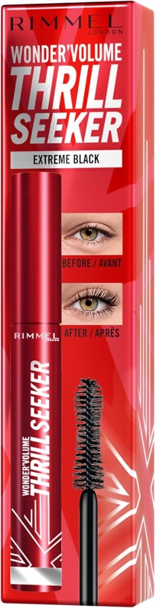 Rimmel London Wonder Volume Thrill Seeker Mascara – 001 Extreme Black