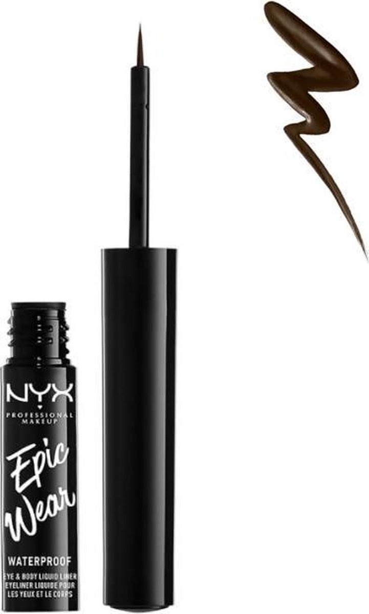 NYX Professional Makeup Epic Wear Liquid EyeLiner - Brown EWSPLL02