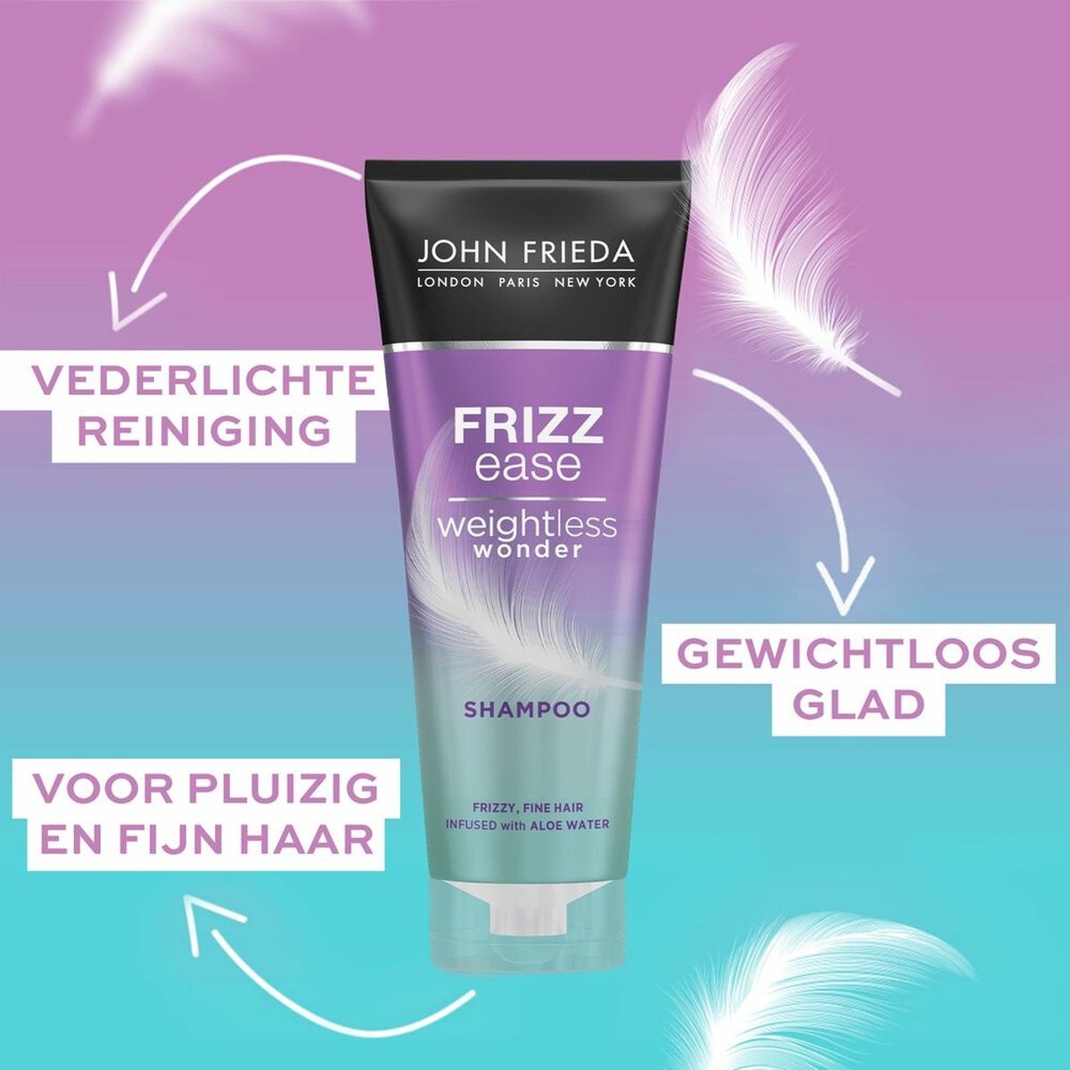 Shampooing Frizz Ease Weightless Wonder John Frieda (250 ml)