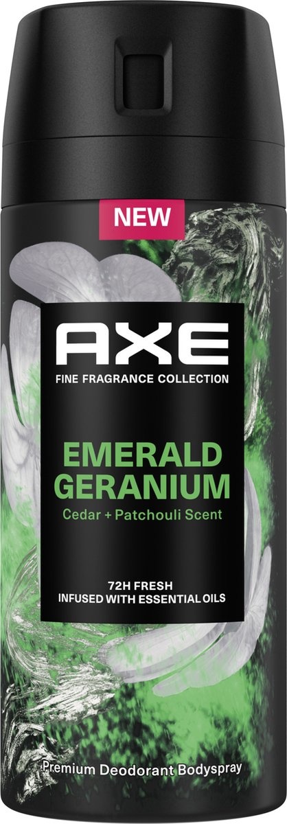 AXE Fine Fragrance Collection Emerald Geranium Premium Deodorant Body Spray 150 ml