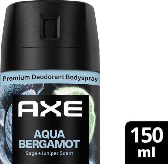 AXE Fine Fragrance Collection Aqua Bergamote Premium Déodorant Spray Corporel 150 ml