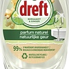 Dreft Savon à vaisselle au parfum naturel - Bergamote et gingembre - Bouteille à l'envers - 370 ml