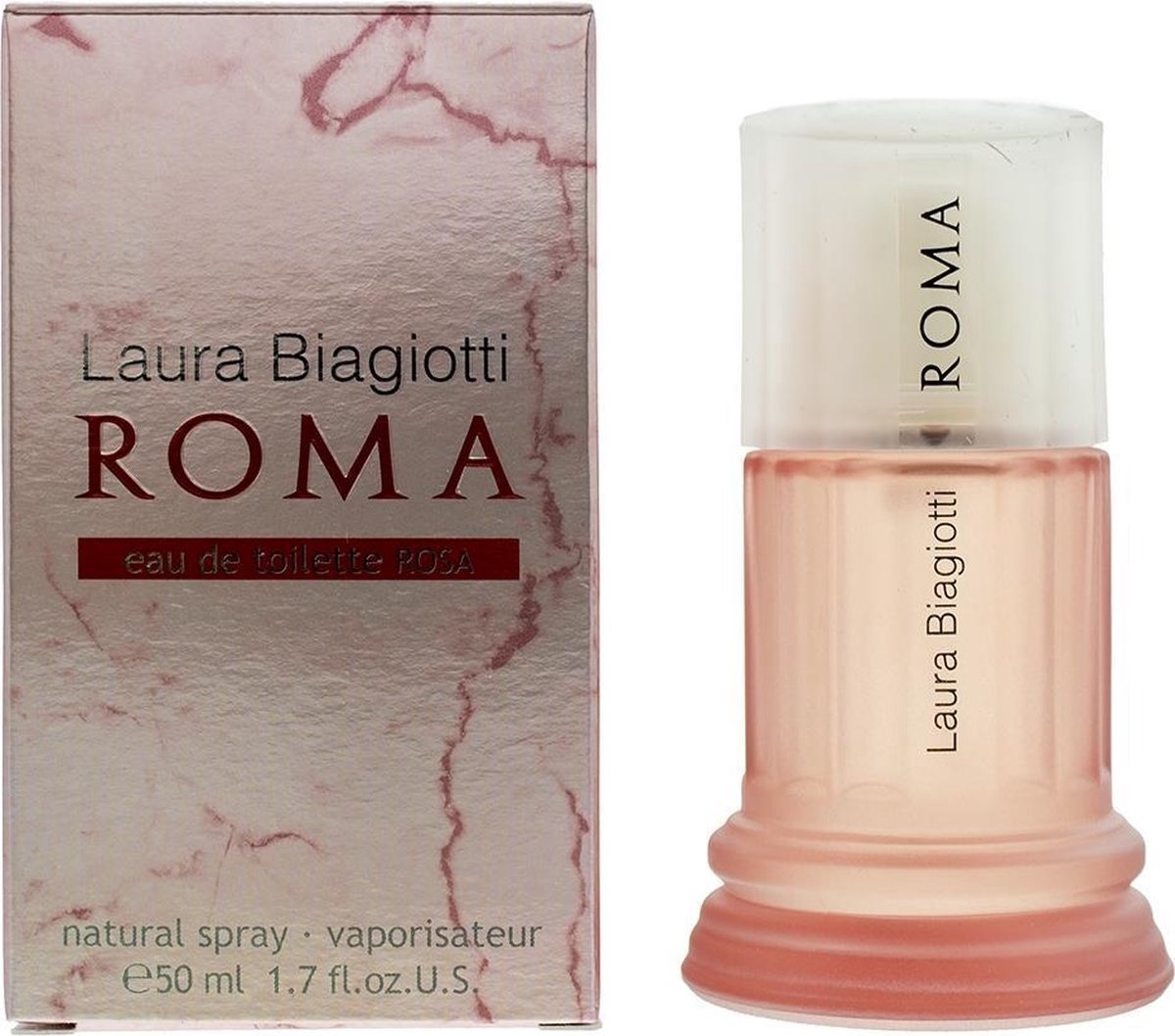 Laura Biagiotti Roma Rosa - 50ml - Eau de toilette - Emballage abîmé