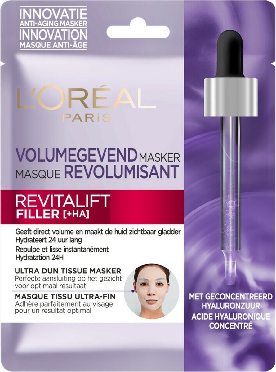 L'Oréal Paris Skin Expert Revitalift Filler Hyaluronic Acid Tissue Mask - 1 Piece