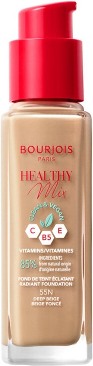 Bourjois Paris Healthy Mix Clean Foundation 055 Deep Beige 30 ml
