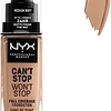 NYX Professional Makeup Can't Stop Won't Stop Full Coverage Foundation - CSWSF10.3 Medium Buff - Fond de teint - 30 ml