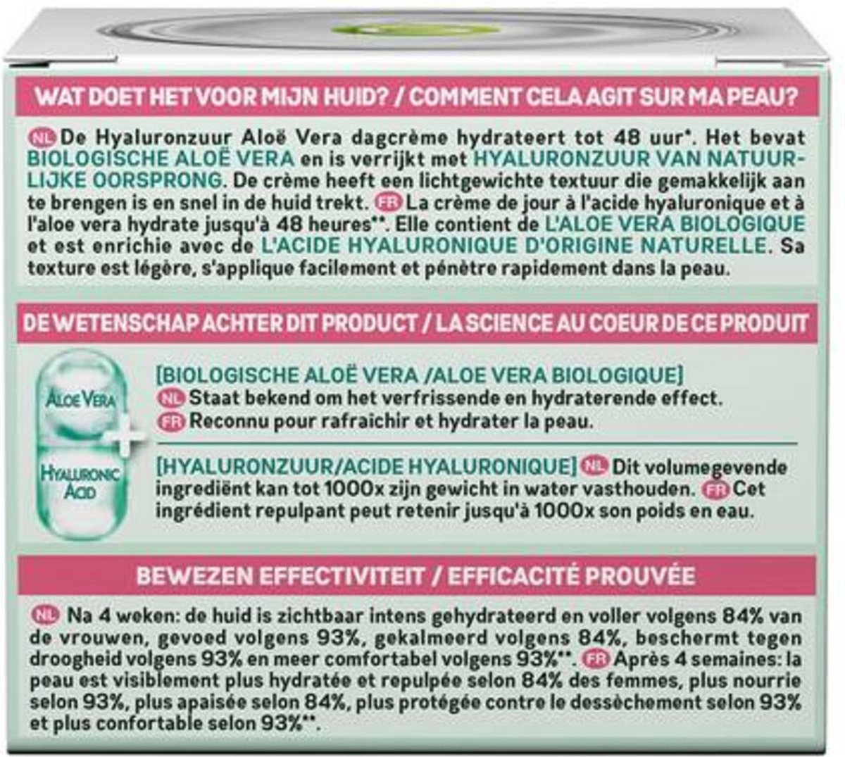 Garnier SkinActive Hyaluronzuur Aloë Vera Hydraterende Dagcrème - 50ml