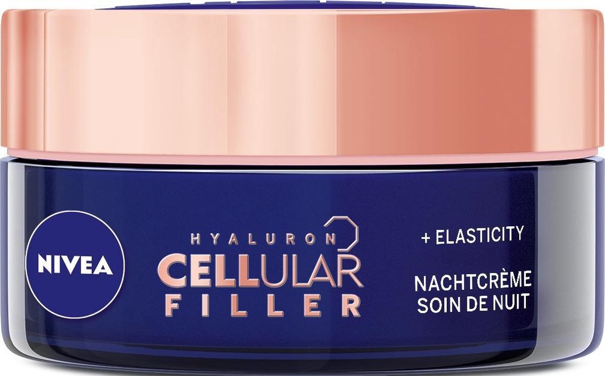 NIVEA Hyaluron CELLular Filler + Elasticity Nachtcreme - 50 ml