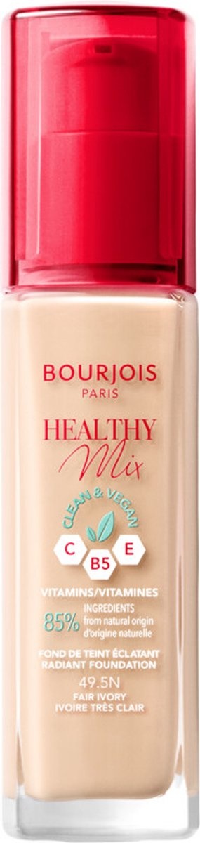 Bourjois Paris Healthy Mix Clean Foundation 49.5 Ivoire Clair 30 ml