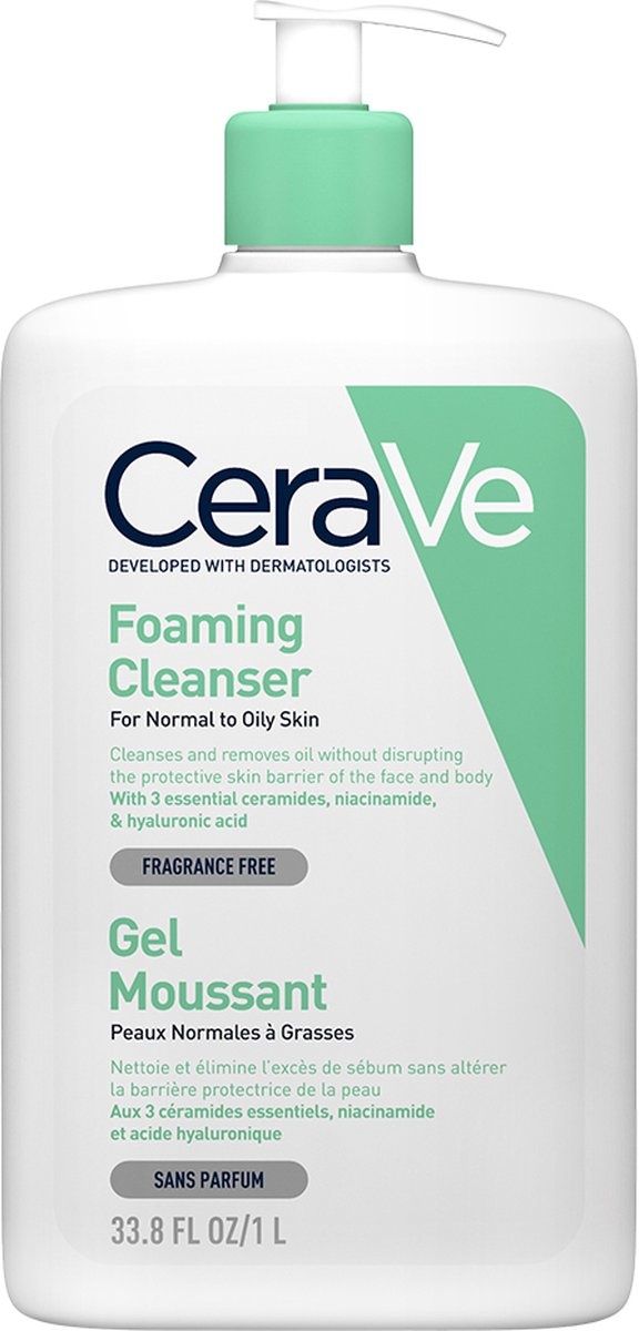CeraVe Foaming Cleansing Gel - 1000ml