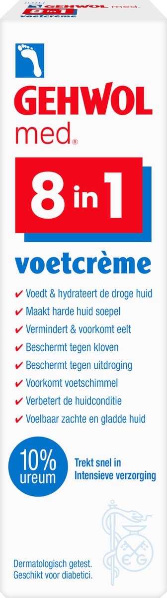 Gehwol 8 in 1 Voetcrème - 75ml