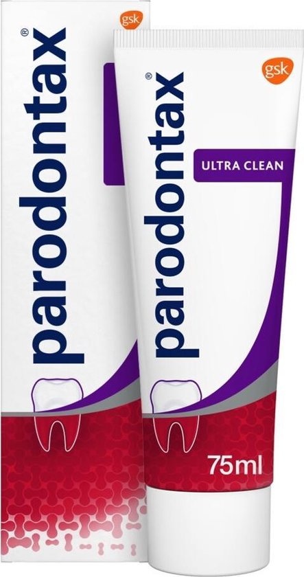 Parodontax Ultra Clean - Tandpasta - tegen bloedend tandvlees - 75 ml - Verpakking beschadigd