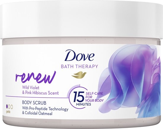 Dove Bath Therapy - Erneuerndes Körperpeeling - 295 ml