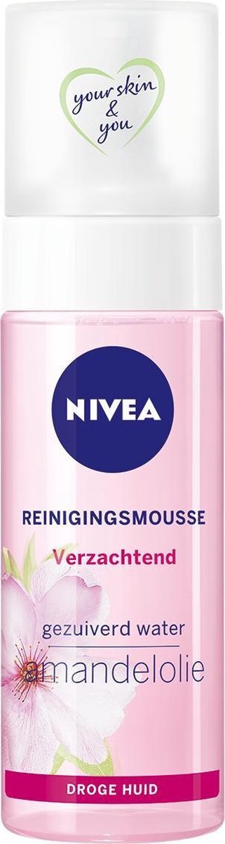 NIVEA Essentials Beruhigendes Reinigungsmousse – Gesichtsreiniger – 150 ml